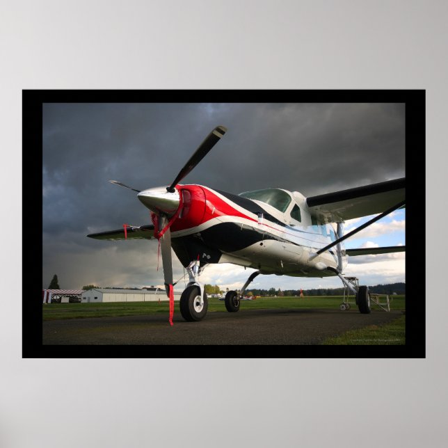 Póster Gran Caravana de Cessna 208 (Frente)
