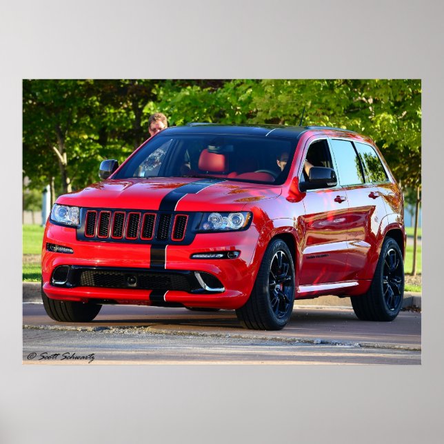 Póster Gran Cherokee SRT8 2012 (Frente)