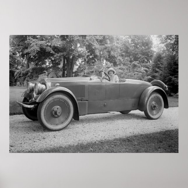 Póster Gran coche hermoso, a principios del siglo XX (Frente)