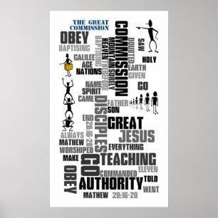 Póster Gran Comisión Mathew 28 (v1)