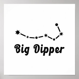 Póster Gran Constelación de Dipper Ursa Mayor