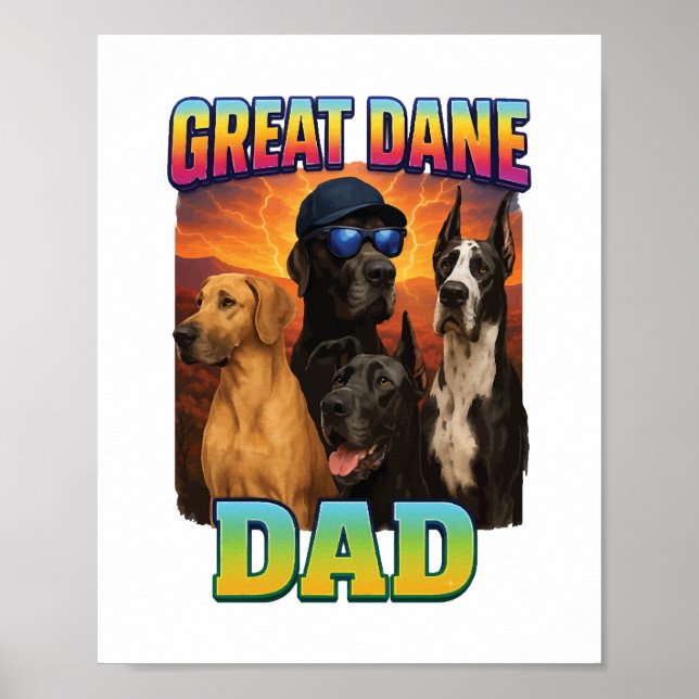 Póster Gran Danés (Frente)
