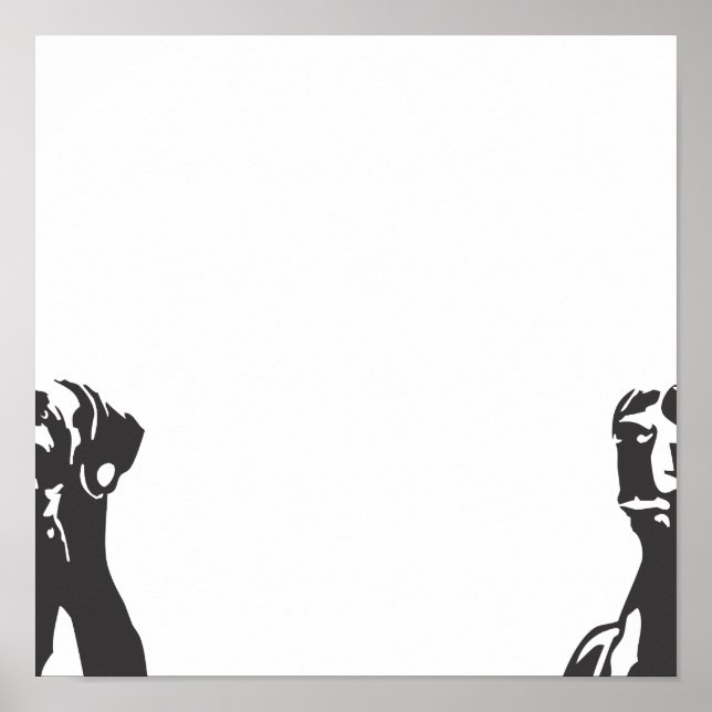 Póster Gran danés (Frente)