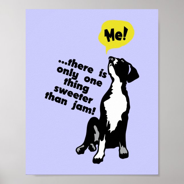 Póster Gran danés (Frente)