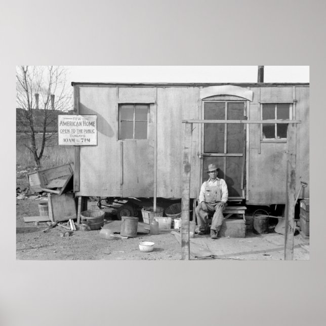 Póster Gran Depresión, años 40 (Frente)