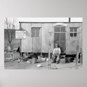 Póster Gran Depresión, los años 40