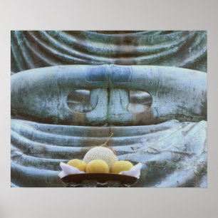 Póster Gran detalle del Buda, templo Kotokuji, Kamakura,