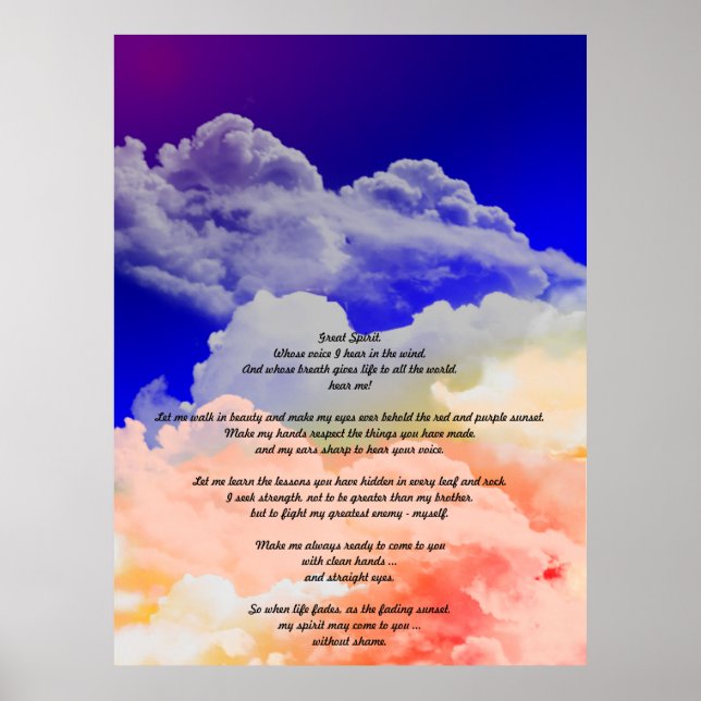 Póster Gran Espíritu (Frente)