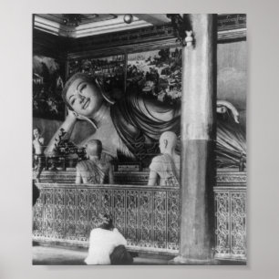 Póster Gran estatua de Buda en Tailandia