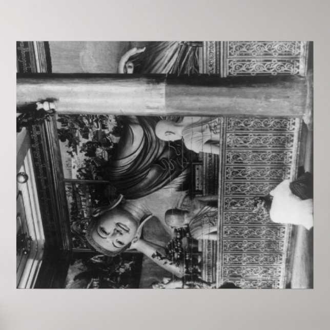 Póster Gran estatua de Buda en Tailandia. Fotografía (Frente)