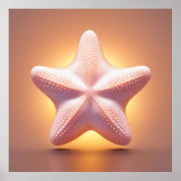 Gran Estrella de Mar Rosa