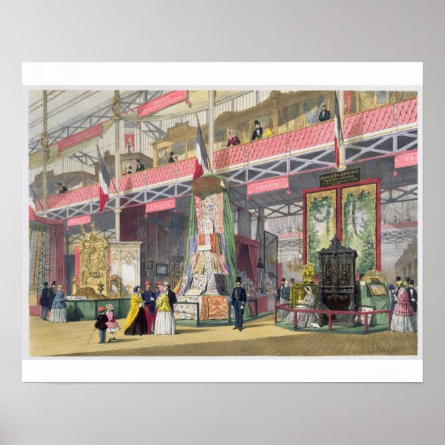 Póster Gran Exposición, 1851: Francia No. 1, exposición d (Frente)