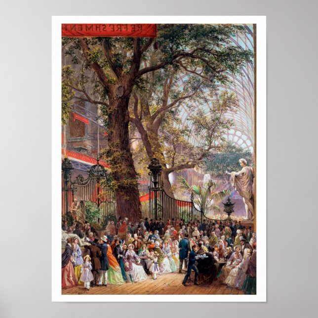 Póster Gran Exposición, 1851: interior (Frente)