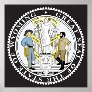 Póster Gran foco de Wyoming