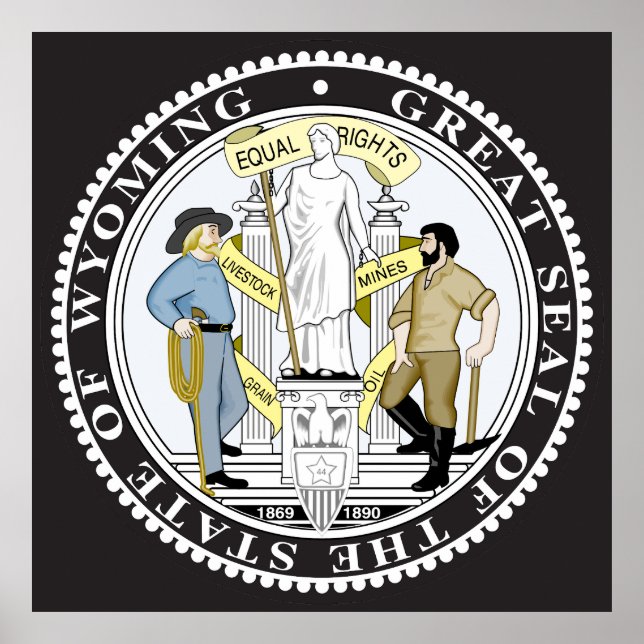 Póster Gran foco de Wyoming (Frente)