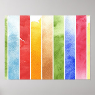 Póster gran fondo de la acuarela - pinturas 5 de la
