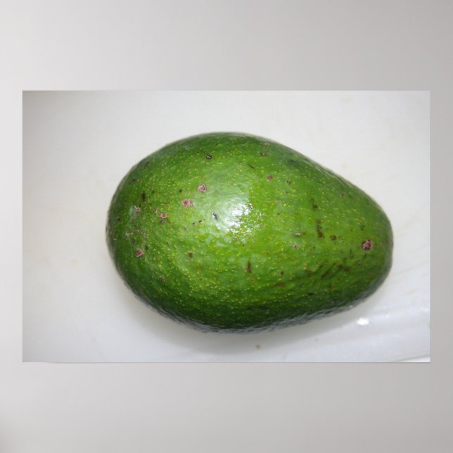 Póster gran foto verde de avacado (Frente)