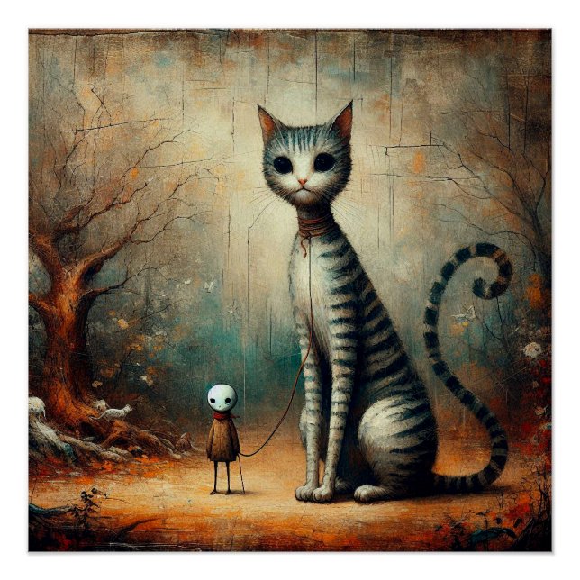 Póster Gran gato (Anverso)