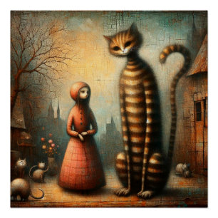 Póster Gran gato