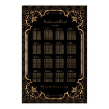 Gran Gatsby de color negro Glam Art Deco 20