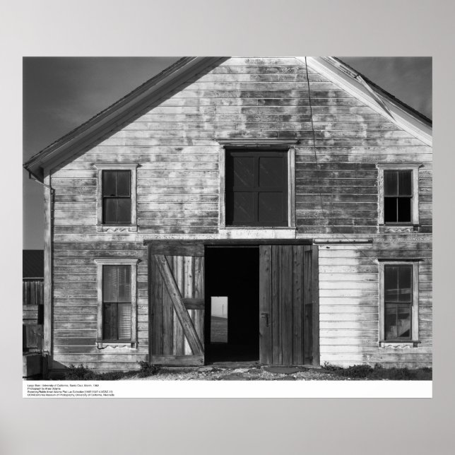 Póster Gran Granero, UC Santa Cruz, marzo de 1962 (Frente)