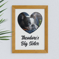 Gran hermana de perro de fotos personalizado