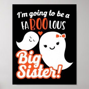Póster Gran Hermana Invitación de Embarazo Chicas Fantasm