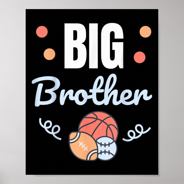 Póster Gran Hermano _ Invitación de embarazos divertidos  (Frente)