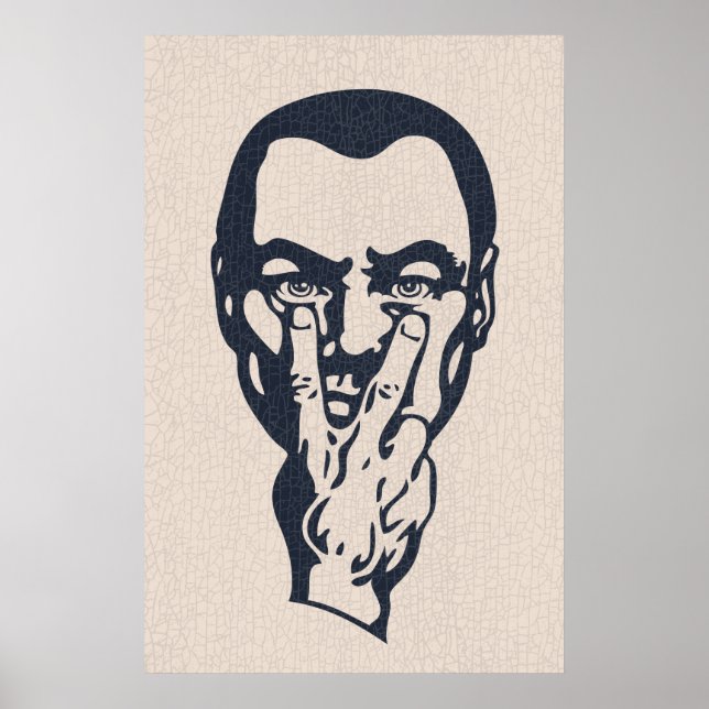 Póster Gran Hermano observando (Frente)