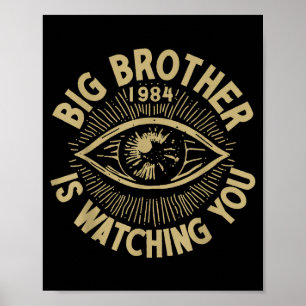 Póster Gran Hermano Te Está Observando