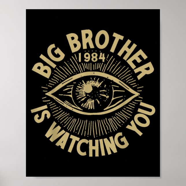 Póster Gran Hermano Te Está Observando  (Frente)