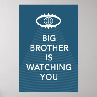 Póster Gran Hermano Te Está Vigilando Poster De 1984