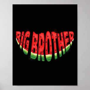 Póster Gran Hermano Watermelon Summer Fruit Family Matchi