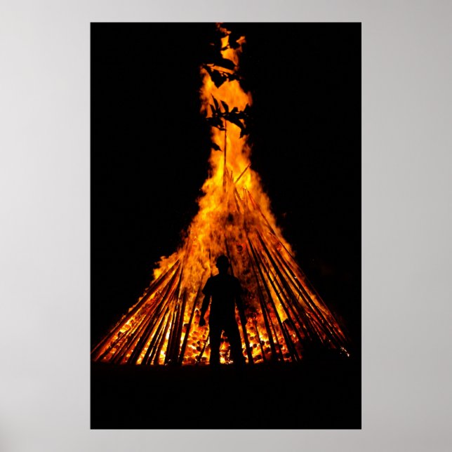 Póster Gran hoguera (Frente)