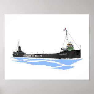 Póster Gran Isla de los Grandes Lagos