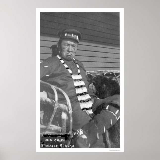 Póster Gran Jefe Sunrise Alaska 1916 (Frente)
