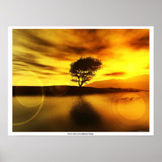 Póster Gran lago
