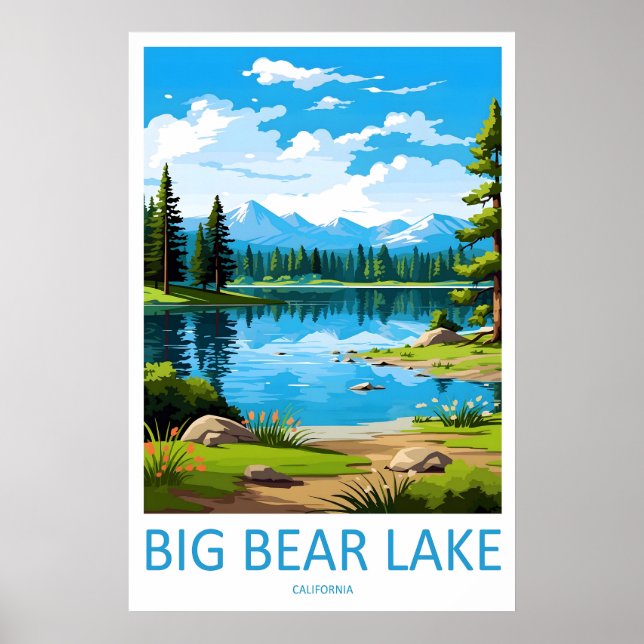 Póster Gran Lago Bear 1 (Frente)
