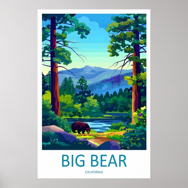 Póster Gran Lago del Oso 2 (Frente)