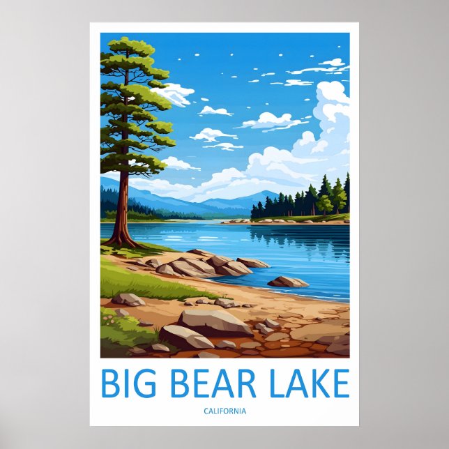 Póster Gran Lago del Oso 3 (Frente)