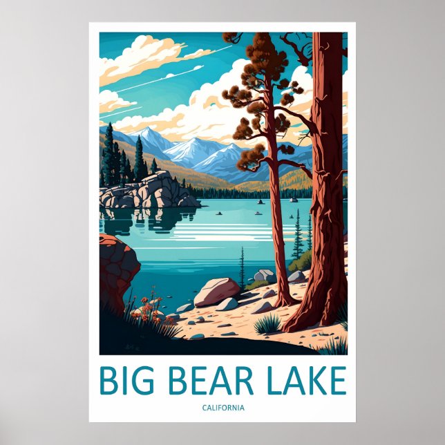 Póster Gran Lago del Oso 4 (Frente)
