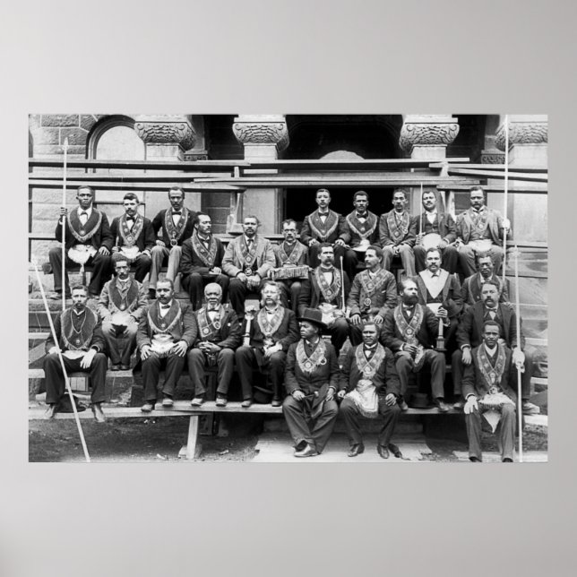 Póster Gran Logia de Masones: 1897 (Frente)