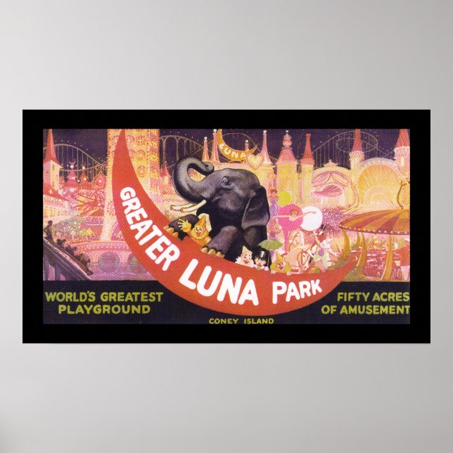Póster Gran Luna Park (borde) (Frente)