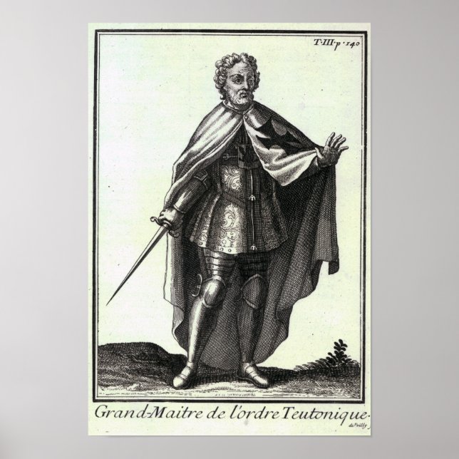 Póster Gran Maestro de la Orden Teutónica (Frente)