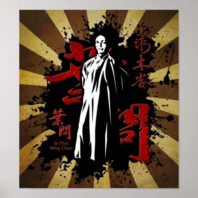Póster Gran Maestro Ip Man - Wing Chun Kung Fu (Frente)