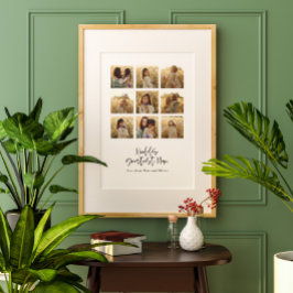 Póster Gran Mamá multifoto elegante
