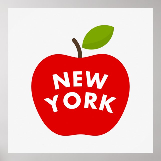 Póster Gran manzana, Nueva York (Frente)