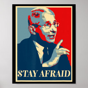 Póster Gran Mentira 3 Despedir Fauci Máscara Anti Preside
