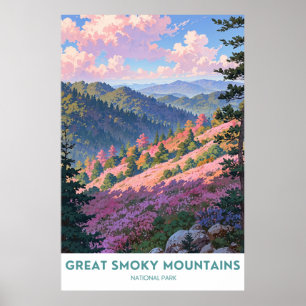 Póster Gran Montañas Smoky - Parque Nacional