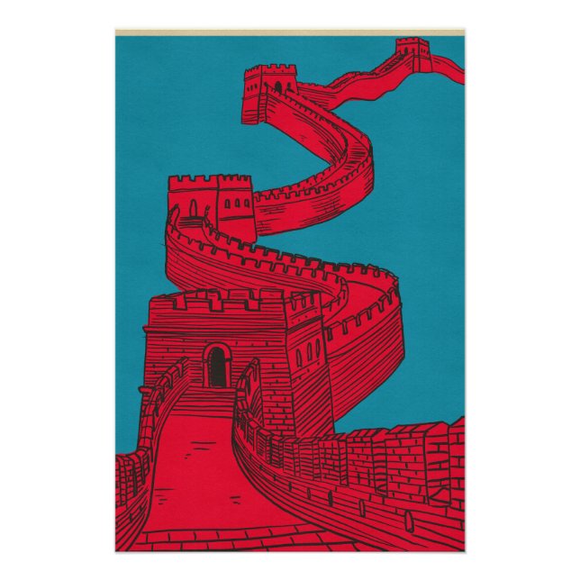 Póster Gran Muralla China (Anverso)